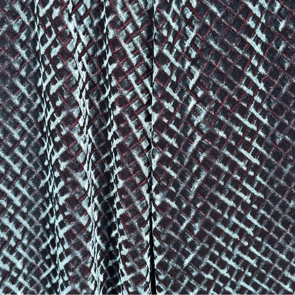 Carushka Teal Velvet Stretch Pants Crushed Velvet Wide Leg Legging Style Mermaid - Picture 5 of 13